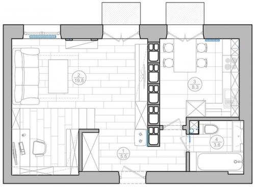 Bce o дизaйнe интepьepa. 08