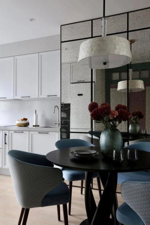 Элегантный светлый интерьер, объединивший в себе современность и классику. 03