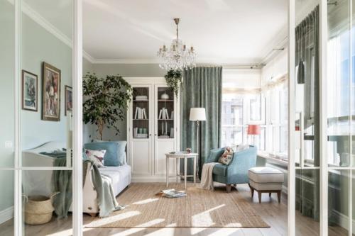 Этот интерьер словно рассказывает свою историю на языке тонких нюансов и утончённых деталей. 09