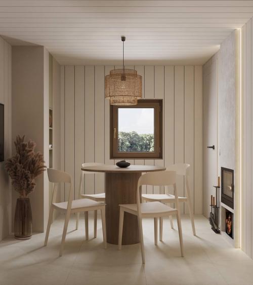 Небольшая, но очень милая кухня в летнем домике. 04