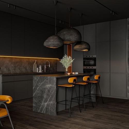 Дизайн проект кухни - гостиной. 03