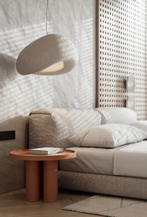 Интерьер спальни.  Светло и просторно. 07