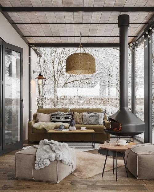 Интерьер квартиры, которая находится в старом доме. 06