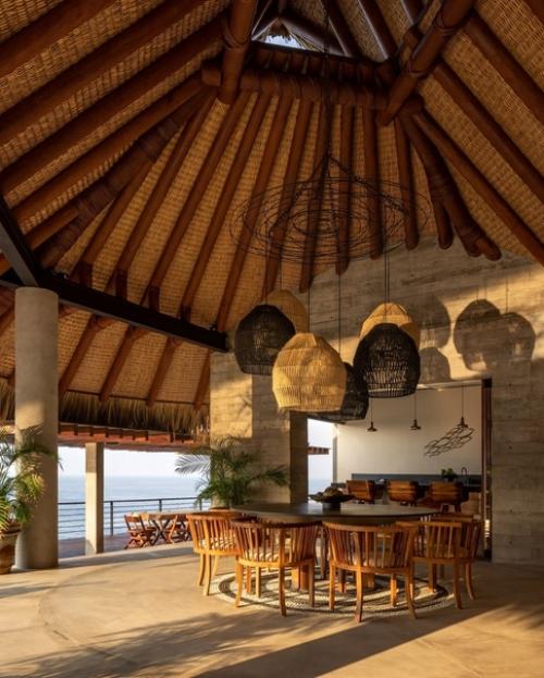 Вилла Casa Acantilado, которая находится в популярном в Мексике туристическом раи оне.