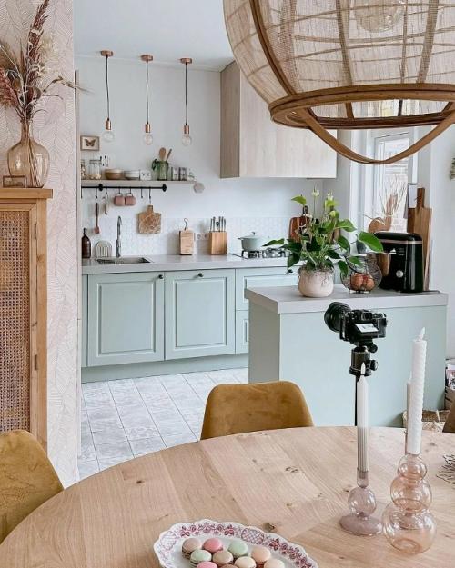 В основе оформления лежит стремление создать атмосферу тишины, тепла и умиротворения. 05