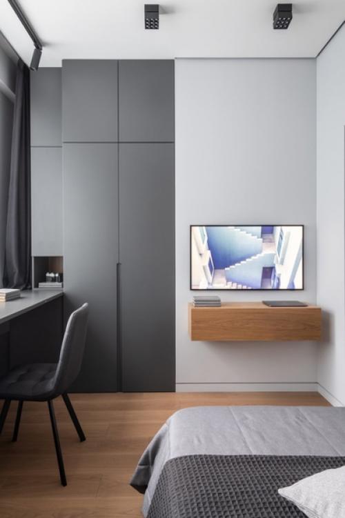 Серый - один из самых популярных цветов в оформлении интерьера. 06