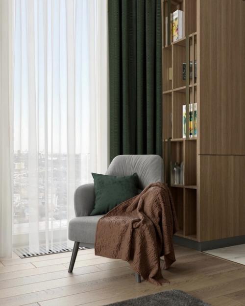 Кухня - гостиная, площадью - 31 кв. 04