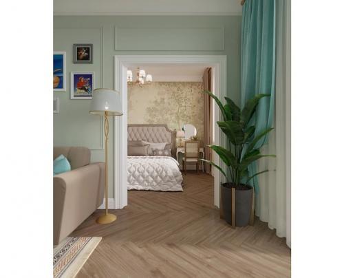 Дизайн кухни - гостиной и коридора из одного проекта. 03