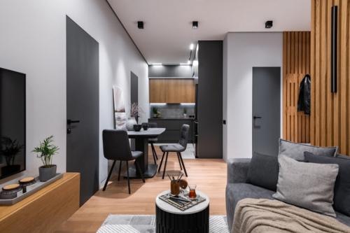 Серый - один из самых популярных цветов в оформлении интерьера. 02