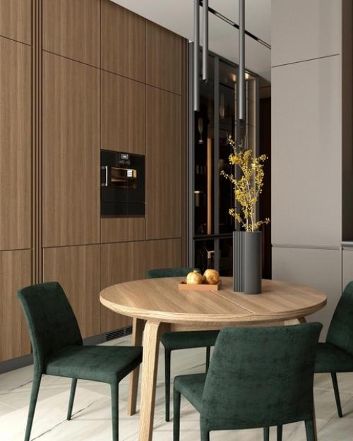 Кухня - гостиная, площадью - 31 кв. 02