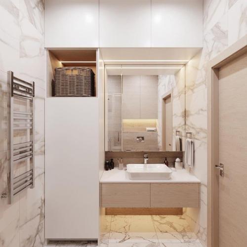 Хорошо продуманный и функциональный вариант обустройства небольшой квартиры в однушке. 03