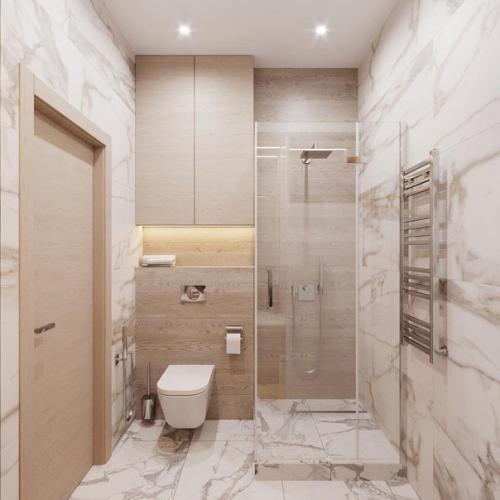 Хорошо продуманный и функциональный вариант обустройства небольшой квартиры в однушке. 01