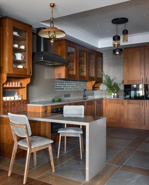 Черты классики, бохо и колониального стиля гармонично сочетаются в интерьере квартиры. 02