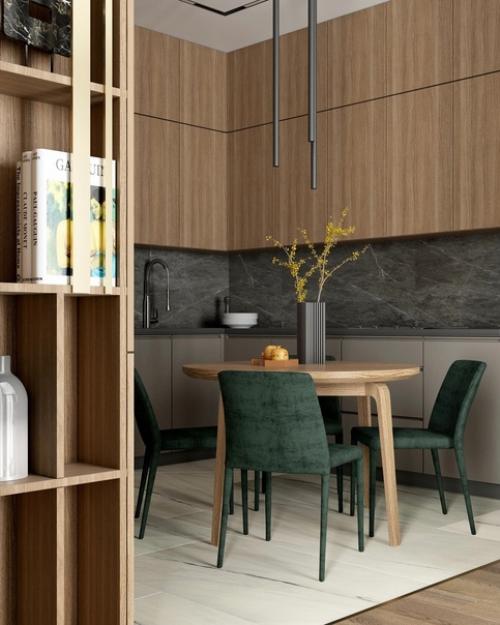 Кухня - гостиная, площадью - 31 кв. 01