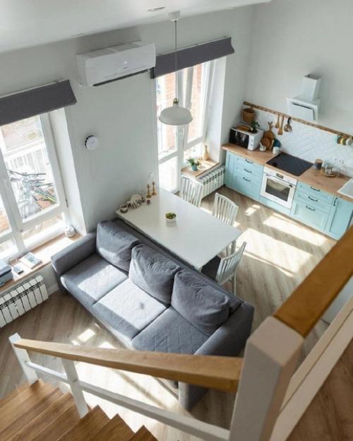 Двухуровневая квартира, после ремонта, в светлых и приятных оттенках в интерьере! 03