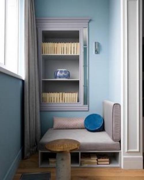 Дизайн в небесно-голубых оттенках. 06