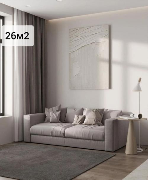 Квартира - студия, общей площадью - 26 кв.