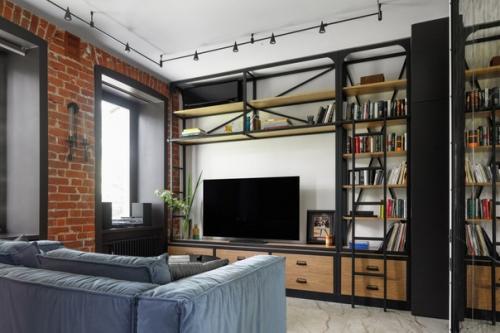 Лофт - двушка в старом кирпичном доме и площадью: 50 кв. 05