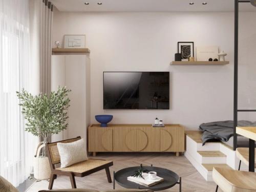 Квартира - студия, общей площадью - 31, 8 кв. 01