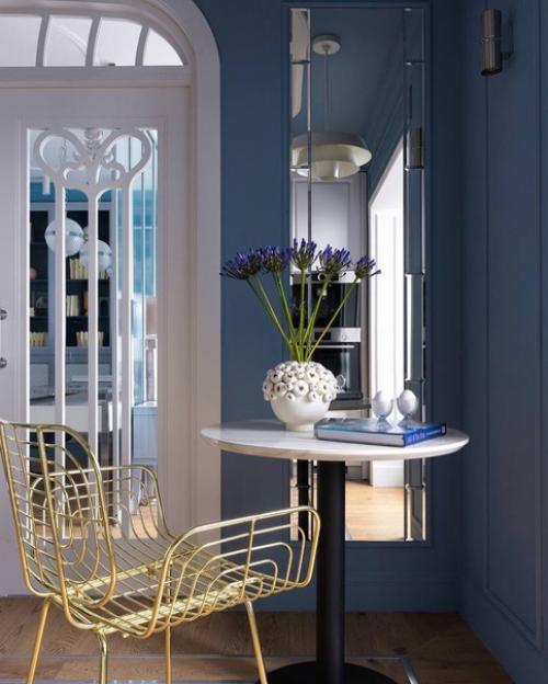 Дизайн в небесно-голубых оттенках. 01