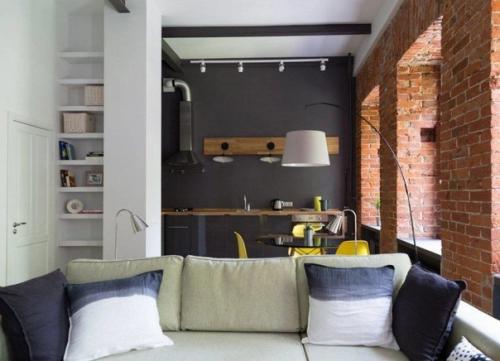 Квартира с мезонином.