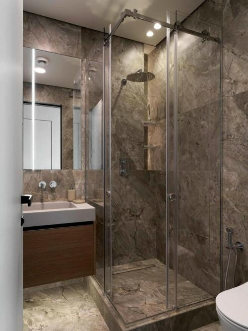 Квартира для студента, в которой лаконичность стала идеальным фоном для яркого, творческого характера будущего актёра. 04