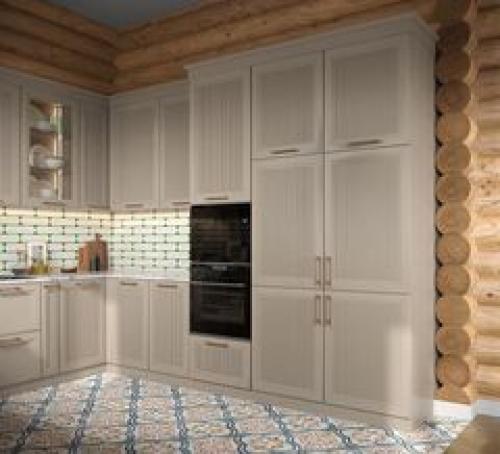 Кухня в загородном доме.