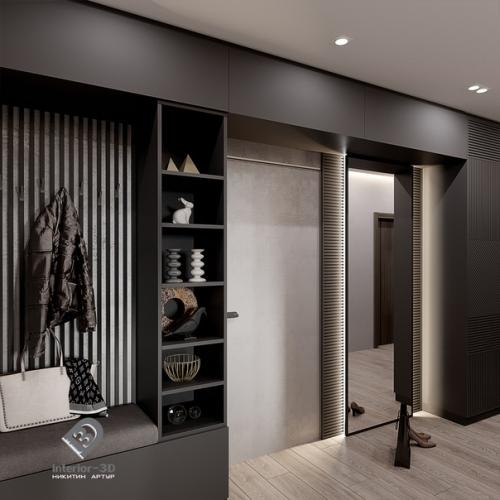 Прихожая в современном стиле. 01