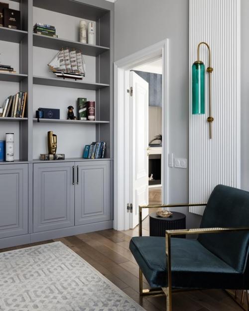 Светлый интерьер с личным пространством для каждого. 01