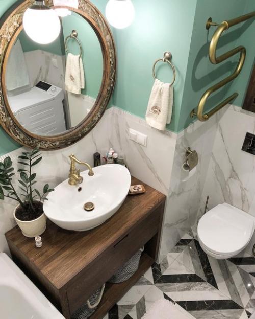 Ванная комната площадью 4 кв. 04