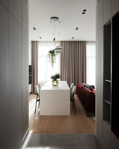 Практичность и минимализм с яркими акцентами - основа этого продуманного интерьера, созданного для комфортной повседневной жизни. 06
