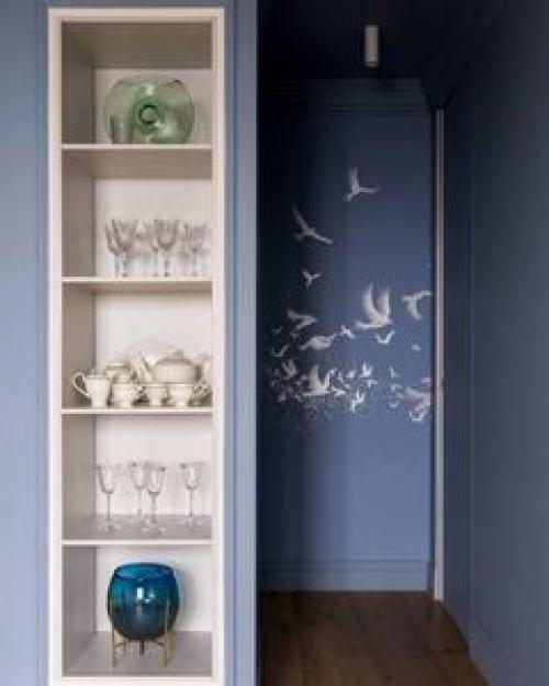 Дизайн в небесно-голубых оттенках. 04