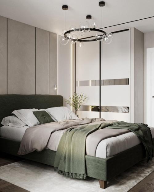 Светлая спальня в стиле - минимализм. 04