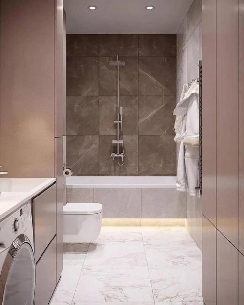 Современный интерьер в светлых тонах. 06