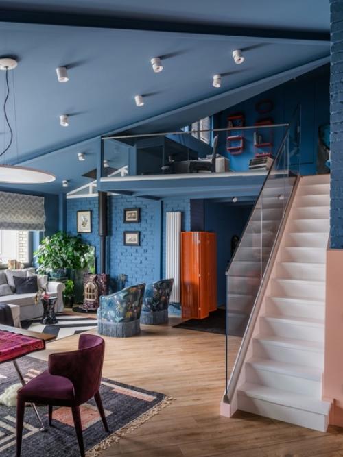 Творческая мансарда, площадью - 110 кв. 02