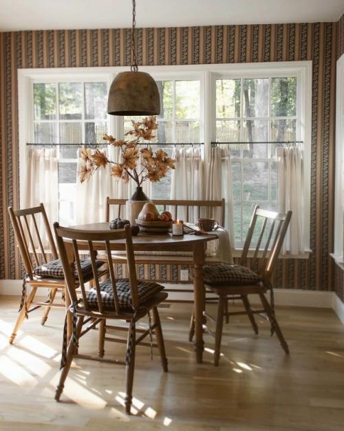 Такой интерьер создаёт ощущение тепла и гармонии. 07