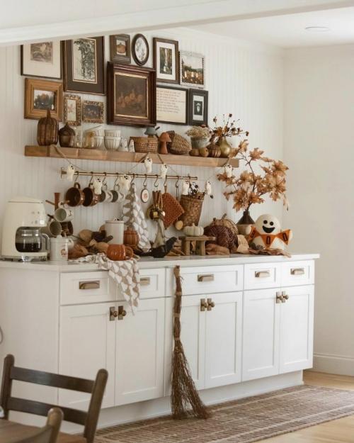 Такой интерьер создаёт ощущение тепла и гармонии. 04