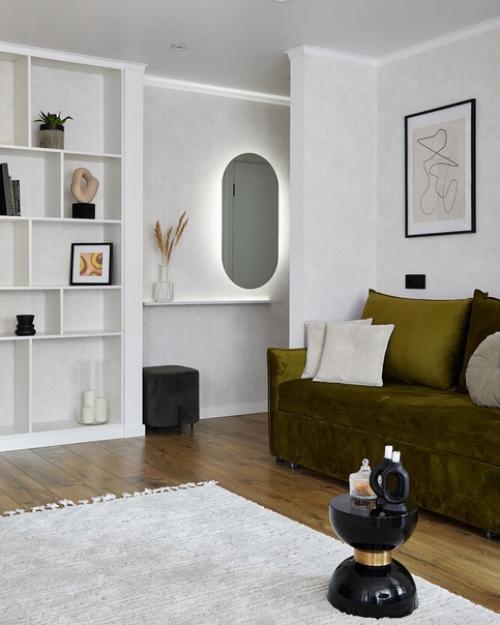 Двухкомнатная квартира в хрущевке, общей площадью - 44 кв. 05