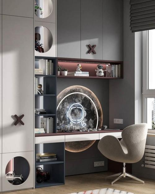 Необычный интерьер детской комнаты. 06