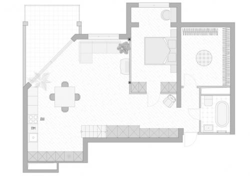 Творческая мансарда, площадью - 110 кв. 09