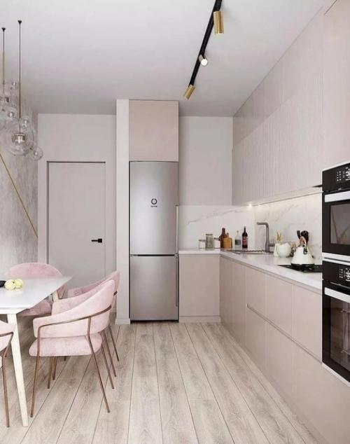 Современный интерьер в светлых тонах. 01