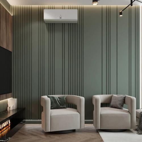 Кухня - гостиная и коридор в одном стиле. 05