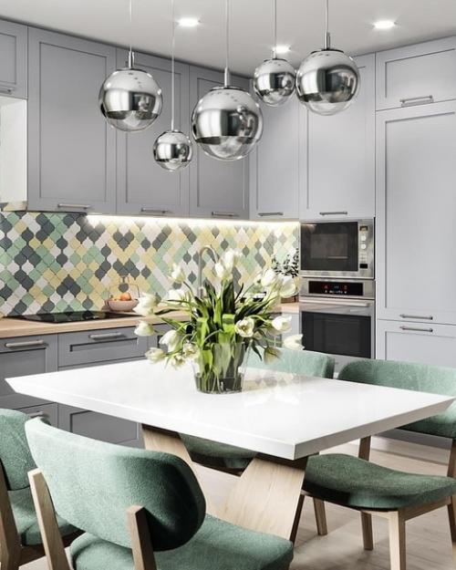 Проект квартиры, сделан в максимально спокойных тонах. 01