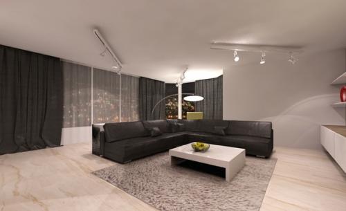 Двухуровневая квартира для молодой семьи. 08