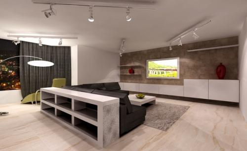 Двухуровневая квартира для молодой семьи. 02