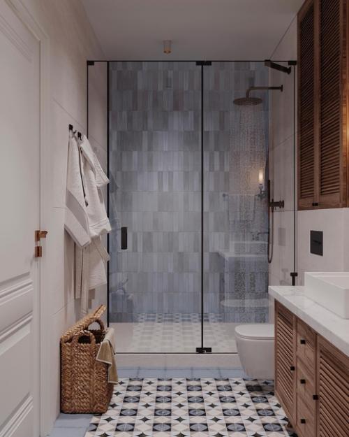 Санузел также может быть уютным. 02