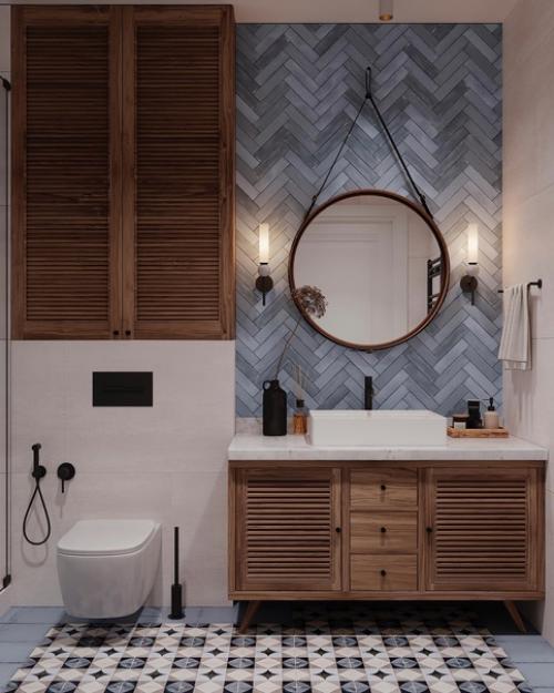 Санузел также может быть уютным. 01