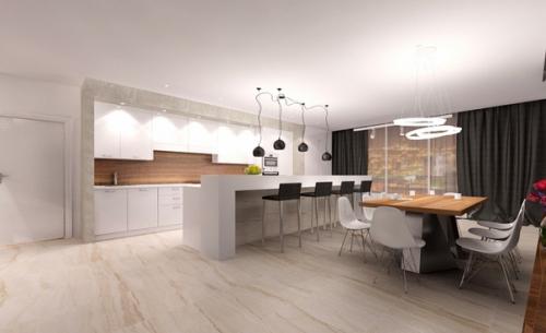 Двухуровневая квартира для молодой семьи. 04