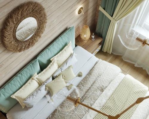 Спальня цвета лета. 01