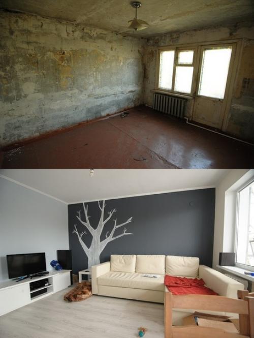 Закончили ремонт в 3-ох комнатной хрущевке. 03